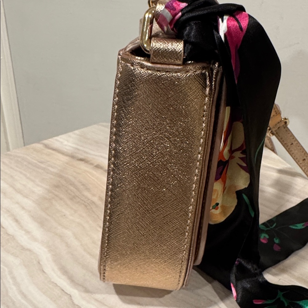Kate Spade Bag Laurel Way Rose Gold Crossbody - Picture 8 of 17